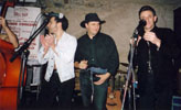 Jamin' with Steph 'Feelgood' Trahay (right) - ROCKAROCKY party, March 2004 - Photo &copy; Daniel Pacaud - Clic to enlarge / Cliquer pour agrandir
